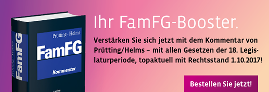 Prütting/Helms (Hrsg.), FamFG Kommentar. 4. Auflage 2018. Jetzt bestellen!