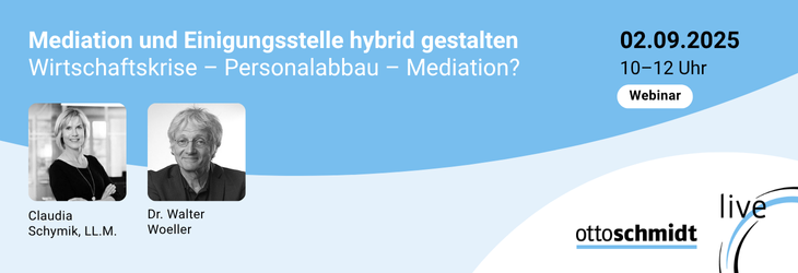 Mediation und Einigungsstelle